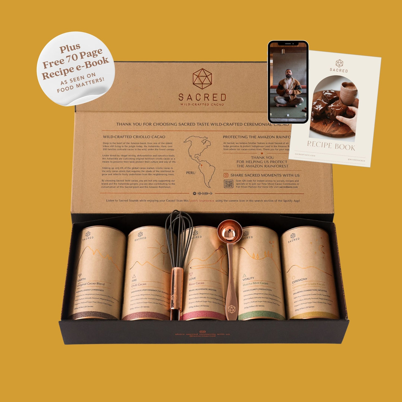 Sacred Cacao Gift Box + Welcome Kit
